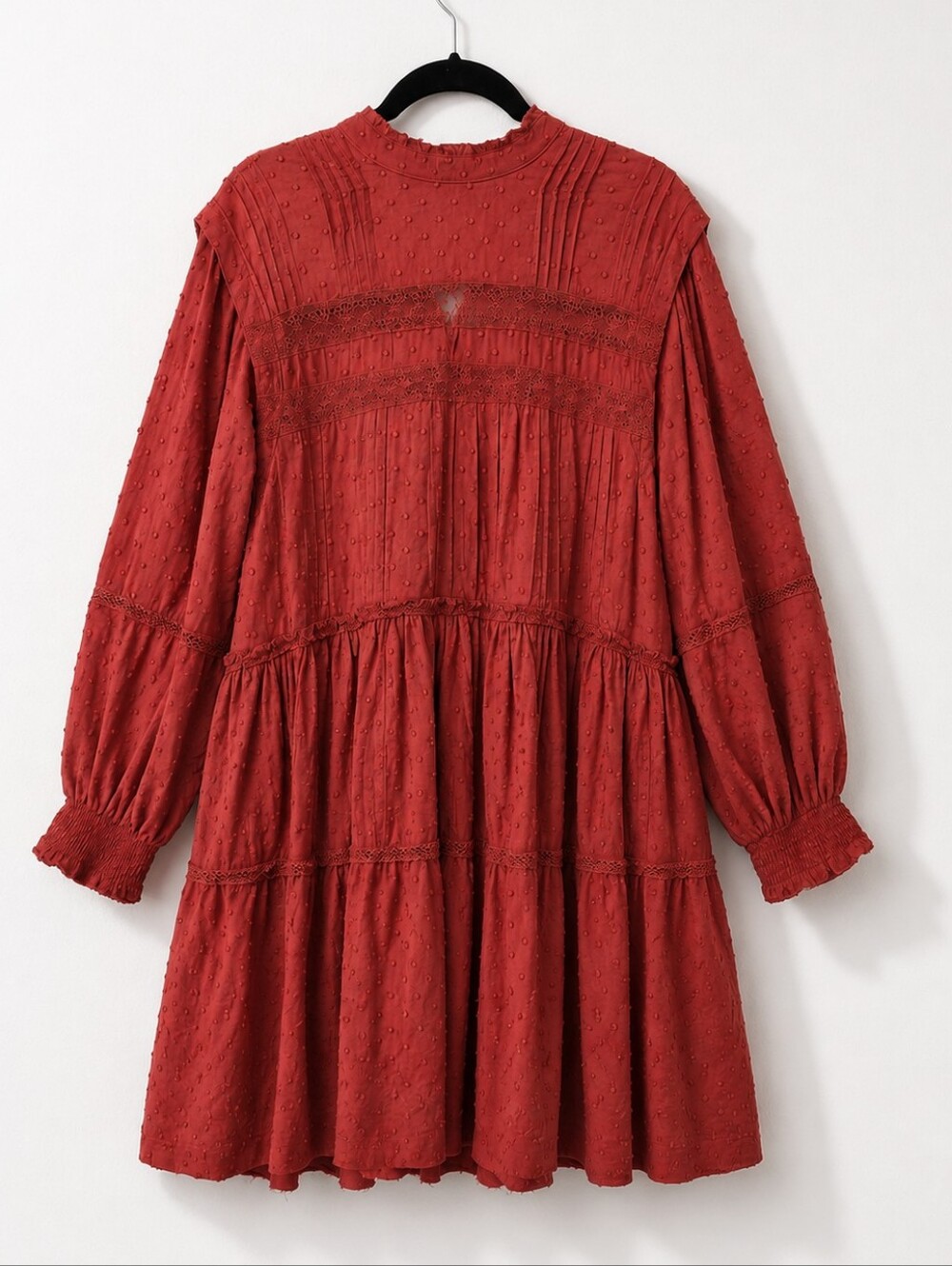 Pilcro Rust-Tone Eyelet Button Top - Picture 3 of 4